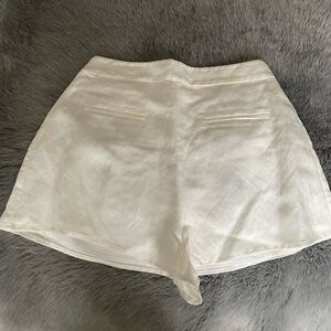 SIR the label Women’s Alena Ivory High Waist Linen Cupro Shorts Sz 0 NWT